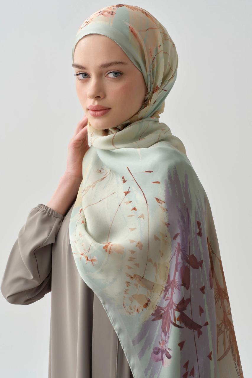 Chiffon Floral Wrap